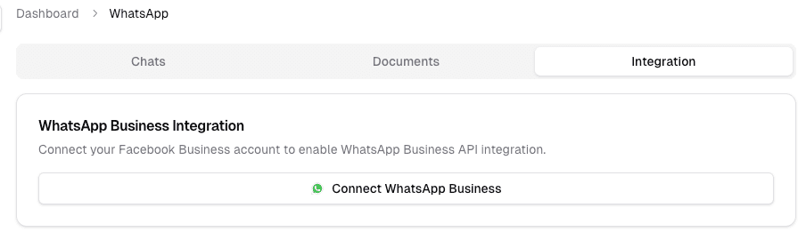 WhatsApp Integration